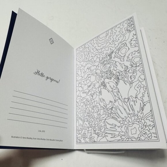 Vera Bradley Color Beautiful Coloring Book VB Designs Made Colorable 2017 1st Ed - Picture 3 of 14